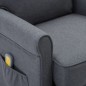 vidaXL Sillón de masaje de tela gris oscuro vidaXL Sillón de masaje de tela gris oscuro