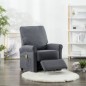vidaXL Sillón de masaje de tela gris oscuro vidaXL Sillón de masaje de tela gris oscuro