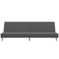 vidaXL Sofá cama de 2 plazas tela gris claro vidaXL Sofá cama de 2 plazas tela gris claro