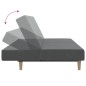 vidaXL Sofá cama de 2 plazas tela gris claro vidaXL Sofá cama de 2 plazas tela gris claro