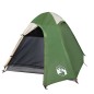 vidaXL Tienda de campaña 2 personas tafetán 185T verde 254x135x112 cm
