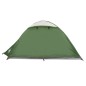 vidaXL Tienda de campaña 2 personas tafetán 185T verde 254x135x112 cm