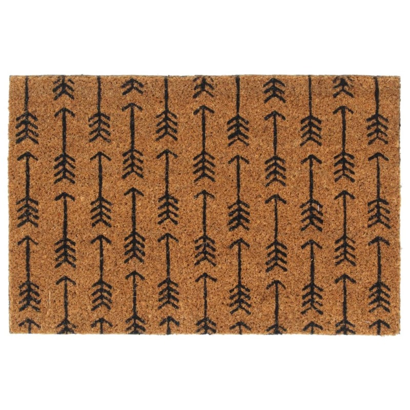 vidaXL Felpudo de fibra de coco copetuda 40x60 cm vidaXL Felpudo de fibra de coco copetuda 40x60 cm