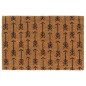 vidaXL Felpudo de fibra de coco copetuda 40x60 cm vidaXL Felpudo de fibra de coco copetuda 40x60 cm