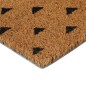 vidaXL Felpudo de fibra de coco copetuda 40x60 cm vidaXL Felpudo de fibra de coco copetuda 40x60 cm