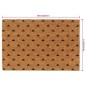 vidaXL Felpudo de fibra de coco copetuda 40x60 cm vidaXL Felpudo de fibra de coco copetuda 40x60 cm
