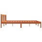 vidaXL Estructura de cama madera maciza pino marrón cera 160x200 cm vidaXL Estructura de cama madera maciza pino marrón cera 160x200 cm