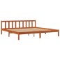 vidaXL Estructura de cama madera maciza pino marrón cera 120x200 cm vidaXL Estructura de cama madera maciza pino marrón cera 120x200 cm