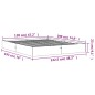 vidaXL Estructura de cama madera maciza pino marrón cera 120x190 cm vidaXL Estructura de cama madera maciza pino marrón cera 120x190 cm