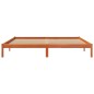 vidaXL Estructura de cama madera maciza pino marrón cera 180x200 cm vidaXL Estructura de cama madera maciza pino marrón cera 180x200 cm