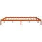 vidaXL Estructura de cama madera maciza pino marrón cera 180x200 cm vidaXL Estructura de cama madera maciza pino marrón cera 180x200 cm