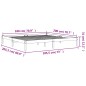 vidaXL Estructura de cama madera maciza pino marrón cera 180x200 cm vidaXL Estructura de cama madera maciza pino marrón cera 180x200 cm