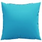 vidaXL Cojines decorativos 4 uds tela turquesa 60x60 cm vidaXL Cojines decorativos 4 uds tela turquesa 60x60 cm