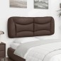 vidaXL Cabecero de cama acolchado cuero sintético marrón 120 cm vidaXL Cabecero de cama acolchado cuero sintético marrón 120 cm