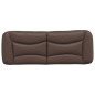 vidaXL Cabecero de cama acolchado cuero sintético marrón 120 cm vidaXL Cabecero de cama acolchado cuero sintético marrón 120 cm