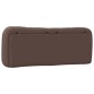 vidaXL Cabecero de cama acolchado cuero sintético marrón 120 cm vidaXL Cabecero de cama acolchado cuero sintético marrón 120 cm