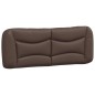 vidaXL Cabecero de cama acolchado cuero sintético marrón 140 cm vidaXL Cabecero de cama acolchado cuero sintético marrón 140 cm