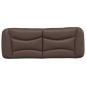 vidaXL Cabecero de cama acolchado cuero sintético marrón 140 cm vidaXL Cabecero de cama acolchado cuero sintético marrón 140 cm