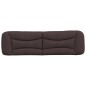 vidaXL Cabecero de cama acolchado tela marrón oscuro 180 cm vidaXL Cabecero de cama acolchado tela marrón oscuro 180 cm