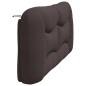 vidaXL Cabecero de cama acolchado tela marrón oscuro 180 cm vidaXL Cabecero de cama acolchado tela marrón oscuro 180 cm