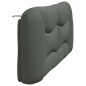 vidaXL Cabecero de cama acolchado tela gris oscuro 180 cm vidaXL Cabecero de cama acolchado tela gris oscuro 180 cm