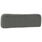 vidaXL Cabecero de cama acolchado tela gris oscuro 180 cm vidaXL Cabecero de cama acolchado tela gris oscuro 180 cm