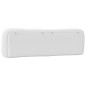vidaXL Cabecero de cama acolchado cuero sintético blanco 180 cm vidaXL Cabecero de cama acolchado cuero sintético blanco 180 cm