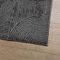 vidaXL Alfombra pelo corto look escandinavo IZA antracita 100x200 cm vidaXL Alfombra pelo corto look escandinavo IZA antracita 100x200 cm
