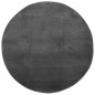 vidaXL Alfombra de pelo corto look escandinavo IZA antracita Ø 80 cm vidaXL Alfombra de pelo corto look escandinavo IZA antracita Ø 80 cm