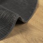 vidaXL Alfombra de pelo corto look escandinavo IZA antracita Ø 80 cm vidaXL Alfombra de pelo corto look escandinavo IZA antracita Ø 80 cm