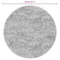 vidaXL Alfombra de pelo corto look escandinavo IZA antracita Ø 80 cm vidaXL Alfombra de pelo corto look escandinavo IZA antracita Ø 80 cm