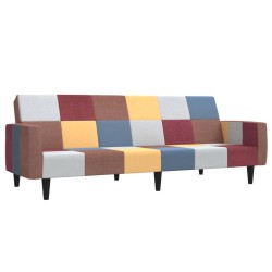 vidaXL Sofá cama de 2 plazas tela