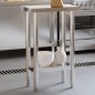 vidaXL Mesa de trabajo de cocina acero inoxidable 55x55x85 cm vidaXL Mesa de trabajo de cocina acero inoxidable 55x55x85 cm