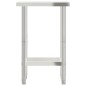 vidaXL Mesa de trabajo de cocina acero inoxidable 55x55x85 cm vidaXL Mesa de trabajo de cocina acero inoxidable 55x55x85 cm