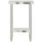 vidaXL Mesa de trabajo de cocina acero inoxidable 55x55x85 cm vidaXL Mesa de trabajo de cocina acero inoxidable 55x55x85 cm