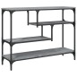 vidaXL Mesa consola madera de ingeniería gris Sonoma 100x30x75 cm vidaXL Mesa consola madera de ingeniería gris Sonoma 100x30x75 cm