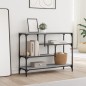 vidaXL Mesa consola madera de ingeniería gris Sonoma 100x30x75 cm vidaXL Mesa consola madera de ingeniería gris Sonoma 100x30x75 cm