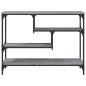 vidaXL Mesa consola madera de ingeniería gris Sonoma 100x30x75 cm vidaXL Mesa consola madera de ingeniería gris Sonoma 100x30x75 cm