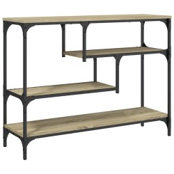 vidaXL Mesa consola madera de ingeniería roble Sonoma 100x30x75 cm