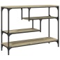 vidaXL Mesa consola madera de ingeniería roble Sonoma 100x30x75 cm