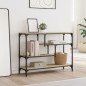 vidaXL Mesa consola madera de ingeniería roble Sonoma 100x30x75 cm