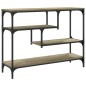 vidaXL Mesa consola madera de ingeniería roble Sonoma 100x30x75 cm