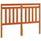vidaXL Cabecero de cama madera maciza de pino marrón cera 135 cm