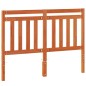 vidaXL Cabecero de cama madera maciza de pino marrón cera 135 cm