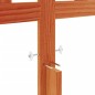 vidaXL Cabecero de cama madera maciza de pino marrón cera 135 cm