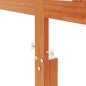 vidaXL Cabecero de cama madera maciza de pino marrón cera 135 cm vidaXL Cabecero de cama madera maciza de pino marrón cera 135 cm