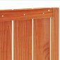 vidaXL Cabecero de cama madera maciza de pino marrón cera 135 cm vidaXL Cabecero de cama madera maciza de pino marrón cera 135 cm