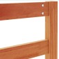 vidaXL Cabecero de cama madera maciza de pino marrón cera 135 cm vidaXL Cabecero de cama madera maciza de pino marrón cera 135 cm