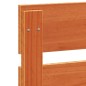 vidaXL Cabecero de cama madera maciza de pino marrón cera 135 cm vidaXL Cabecero de cama madera maciza de pino marrón cera 135 cm