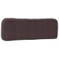 vidaXL Cabecero de cama acolchado tela marrón oscuro 160 cm vidaXL Cabecero de cama acolchado tela marrón oscuro 160 cm